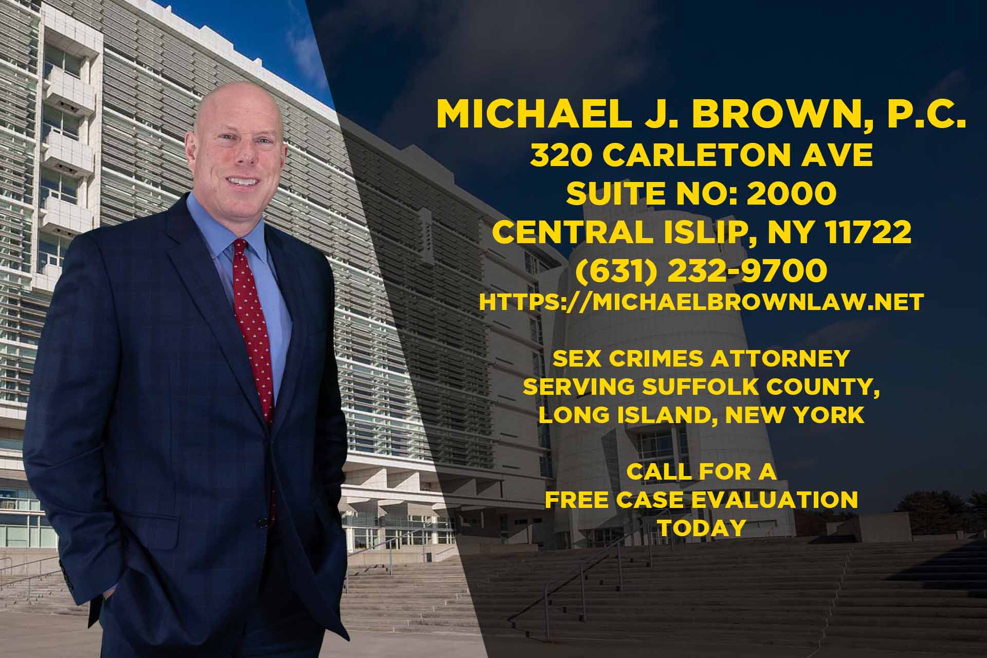 MichaelBrownSexCrimesAttorneySuffolkCounty