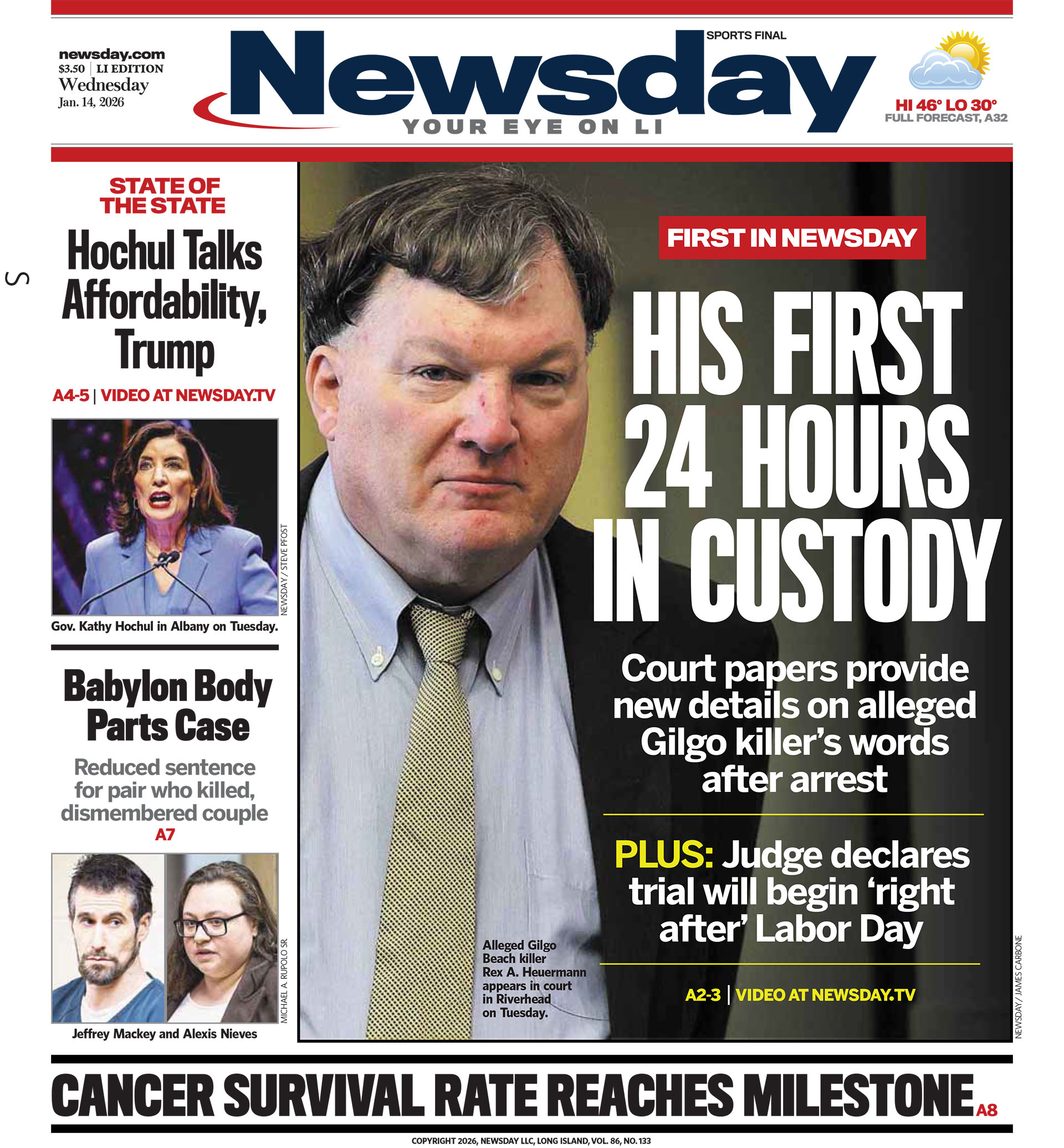 DEFENSE FOR ACCUSED GILGO KILLER CHALLENGES EVIDENCE