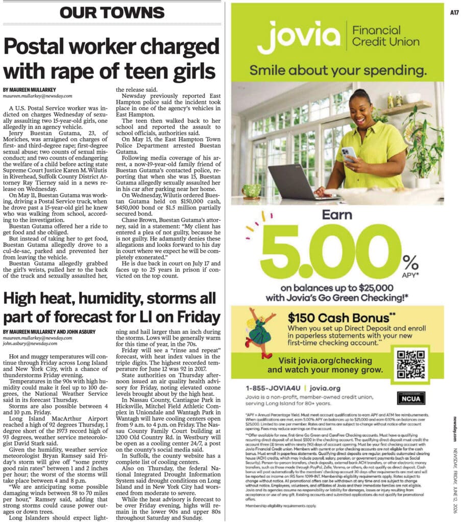 Chase Brown defends postal worker charged with rape of young girls